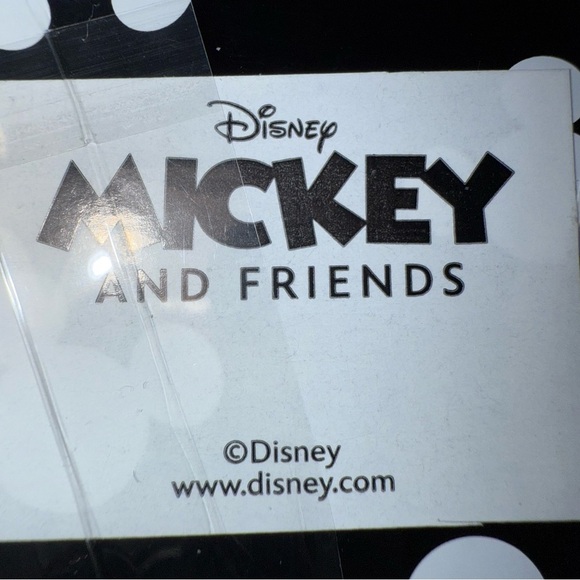 Disney Mickey & Friends 6 Piece Coaster Set Mickey Minnie Mouse Black White Red - Picture 6 of 9